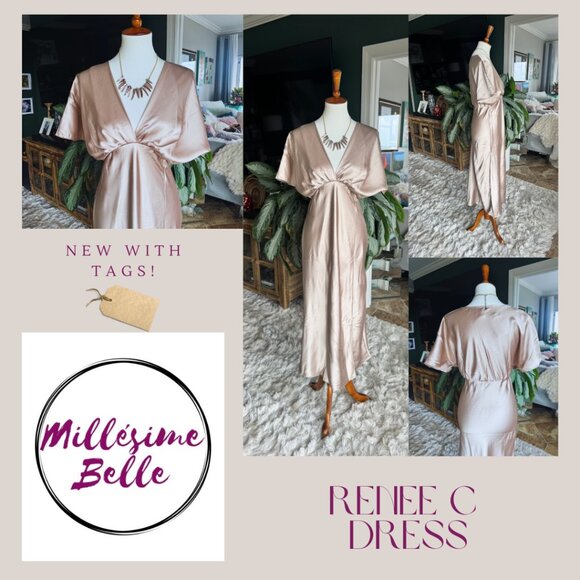 ReneeC Satin Dress - Picture 3 of 8